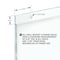 Azar Displays Clear Acrylic Wall Hanging Frame 17'' Wide x 11'' High- Horizontal/Landscape, 2PK 162709-2PK - alternate 5